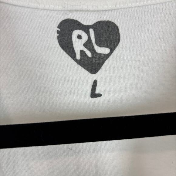 Red Letter "I'll be at the bank see" shirt Banksee Graphic Tee Men's L White - Picture 3 of 5